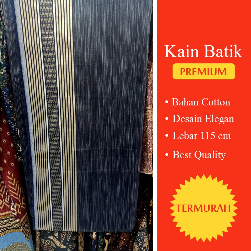 BATIK JOGJA - Atasan Seragam Dress Pakaian Kantor Batik Mewah Katun