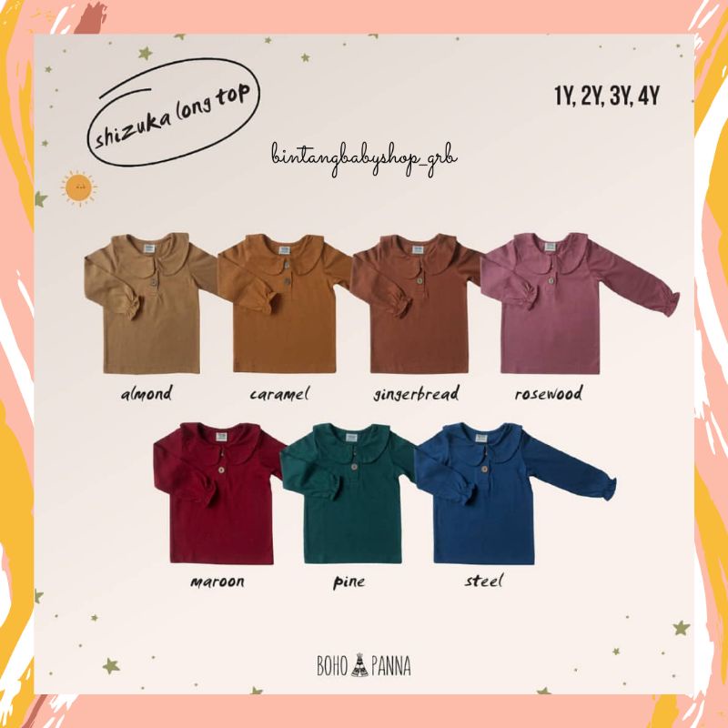 Shizuka Long Top Boho Panna Shizuka Long Boho Baby