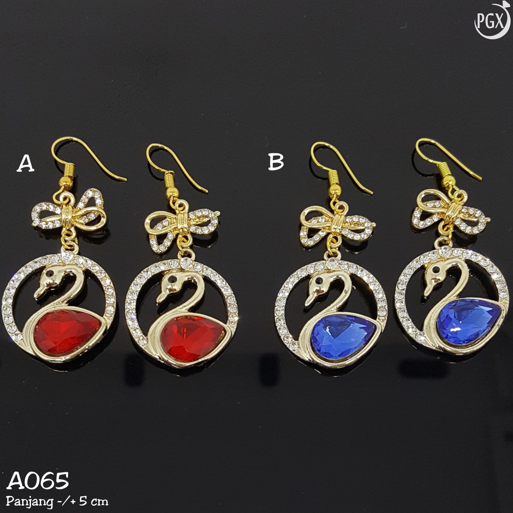 PGX Anting Korea Panjang Aksesoris Fashion Hijab Jilbab Pesta - A065