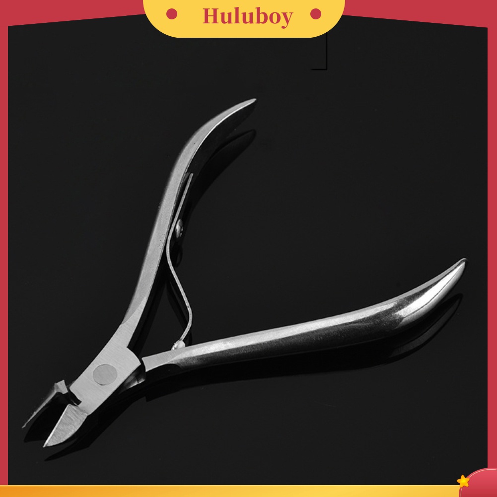 Huluboy Huluboy♡ Gunting Kuku Palsu Bahan Stainless Steel Untuk Salon Manicure