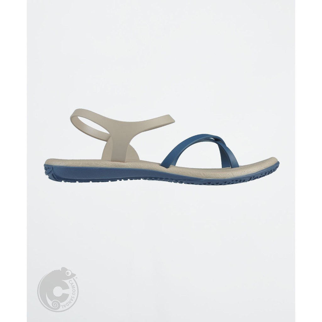 Sandal Camou Wanita Vivian Calmy Blue