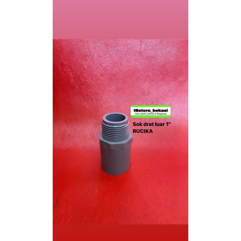 Sok drat luar 1 inch pvc RUCIKA