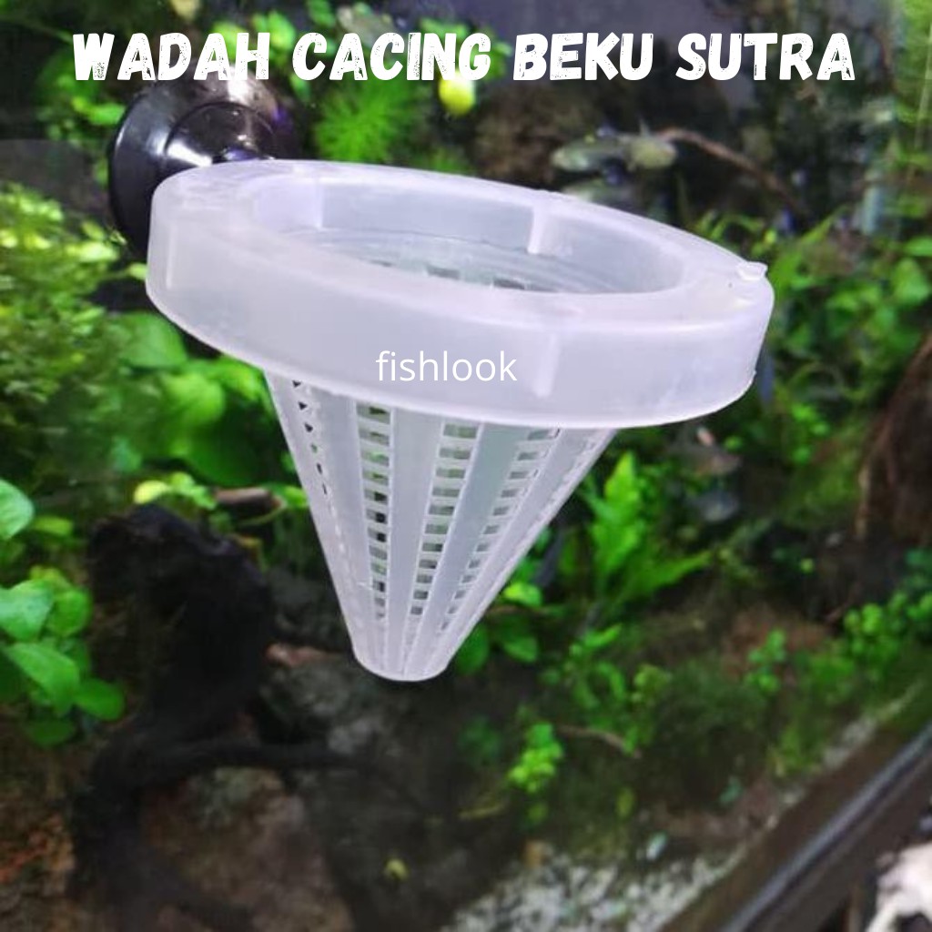 Tempat Wadah Pakan Cacing Beku Cacing Sutra Murah