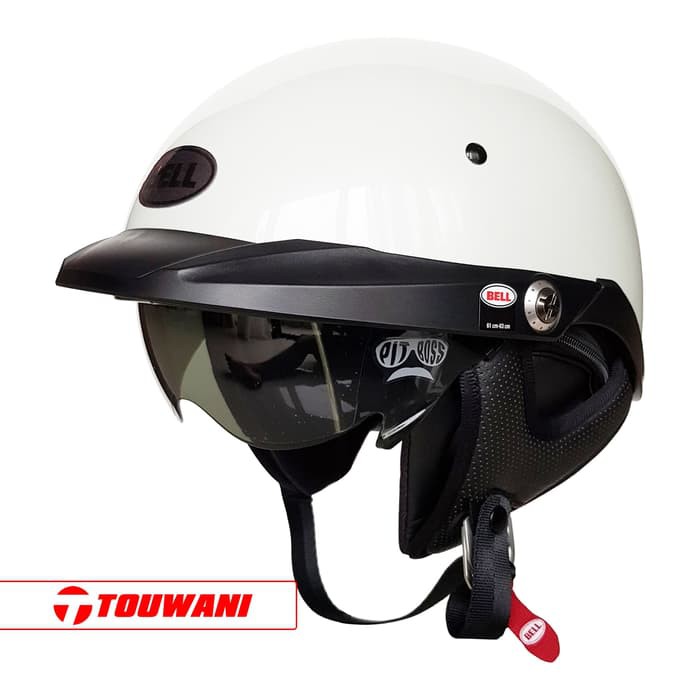 Helm Bell Pit Boss Pearl White