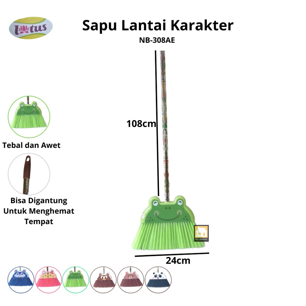 Lotus Sapu Lantai Karakter NB-308AE