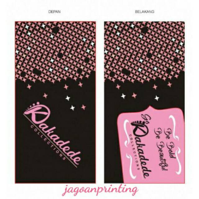 

Hang Tag/Label Baju Cetak Dua Sisi