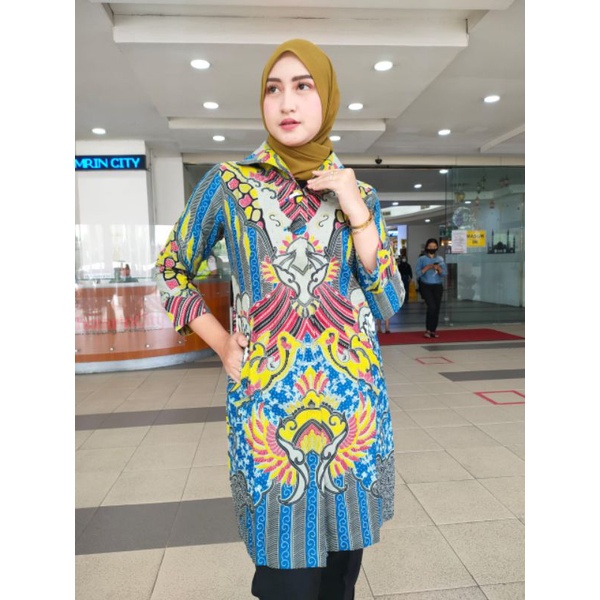 batik kece badai bahan katun full tricod Ari batik Thamrin city