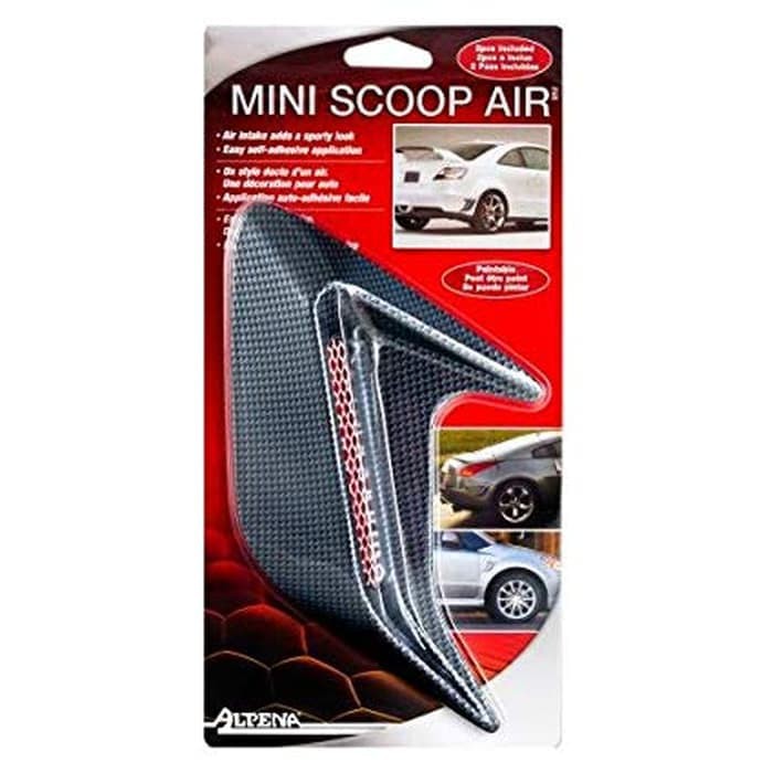 Side Vent Mini Scoop Air Variasi Samping Mobil Racing Premium Chrome