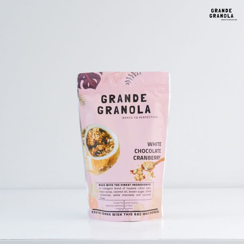 

Grande Granola White Chocolate and Cranberry 230gram