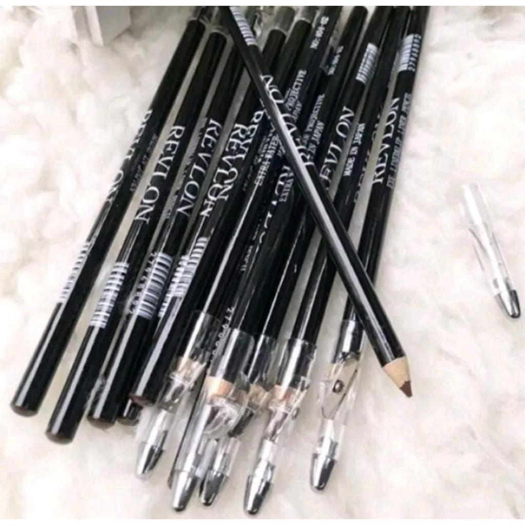 Pensil alis pigmented black brown termurah ori / eyebrow pencil Mac Naked Revlon