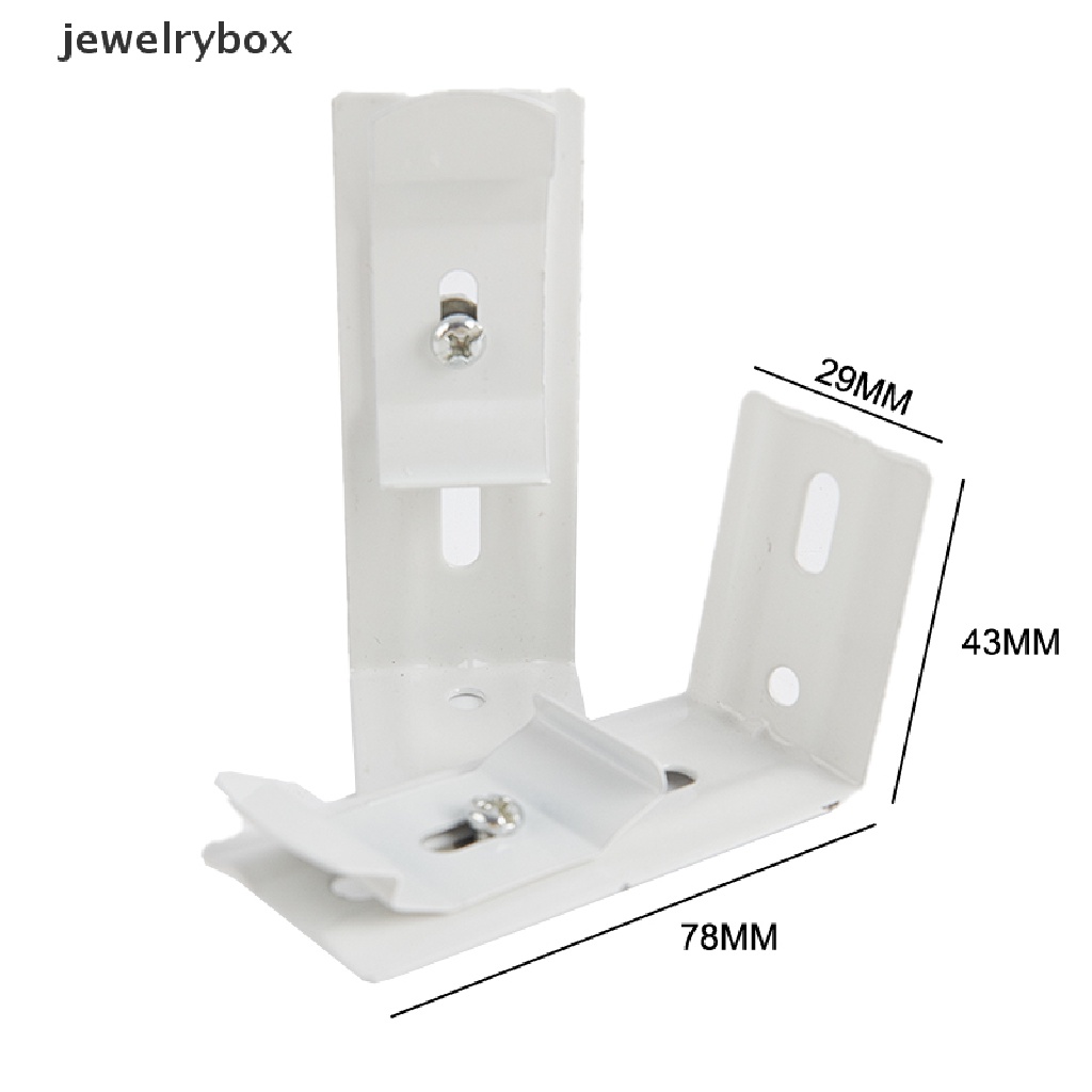 (jewelrybox) 2 Set Tirai Blind Vertikal Panjang 1-1 / 2 &quot;38mm Warna Putih