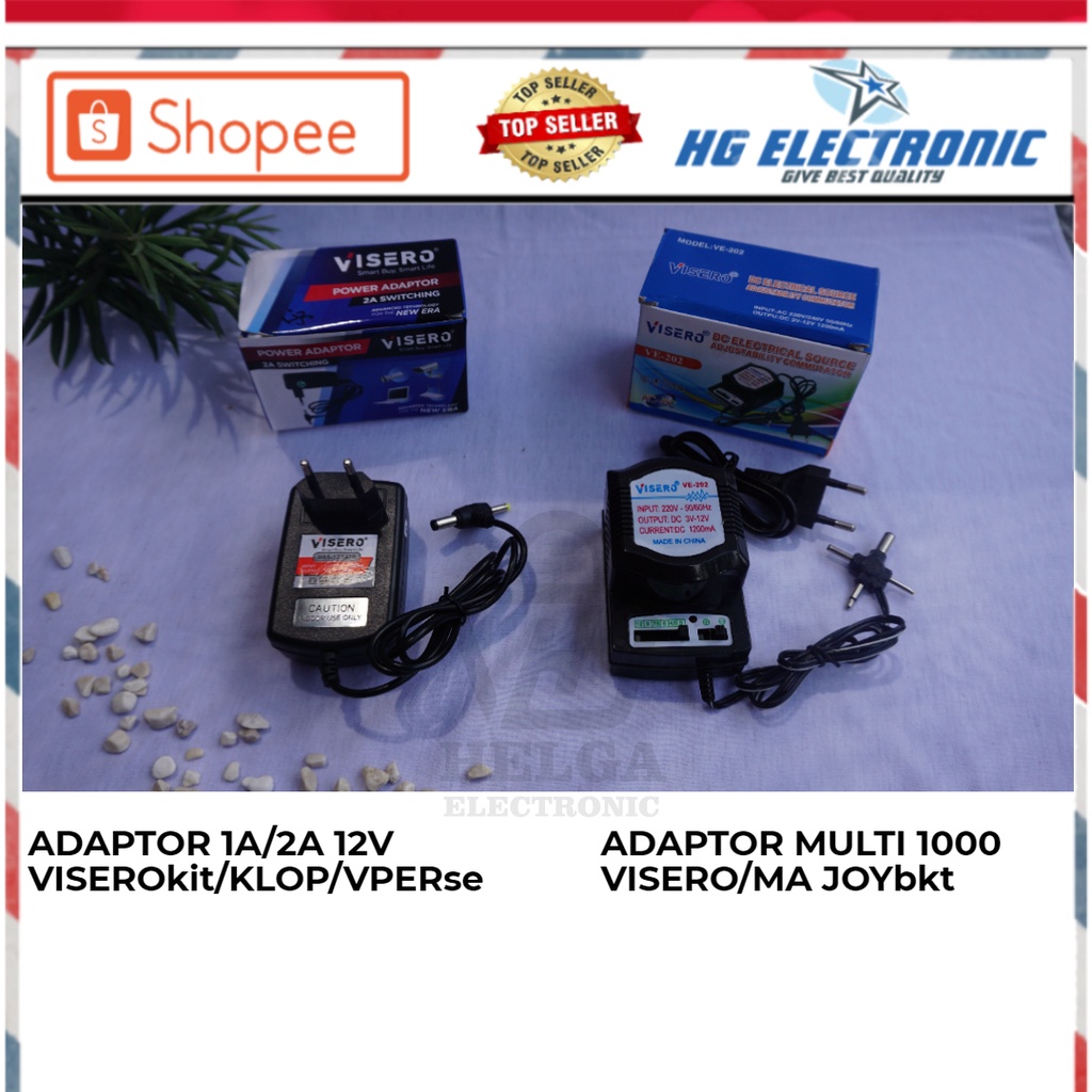 ADAPTOR 1A/2A 12V VISEROkit/KLOP/VPERse