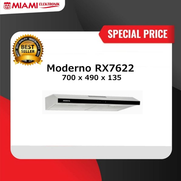 MODENA Cooker Hood - Moderno RX 7622 / Penghisap Asap Dapur RX7622