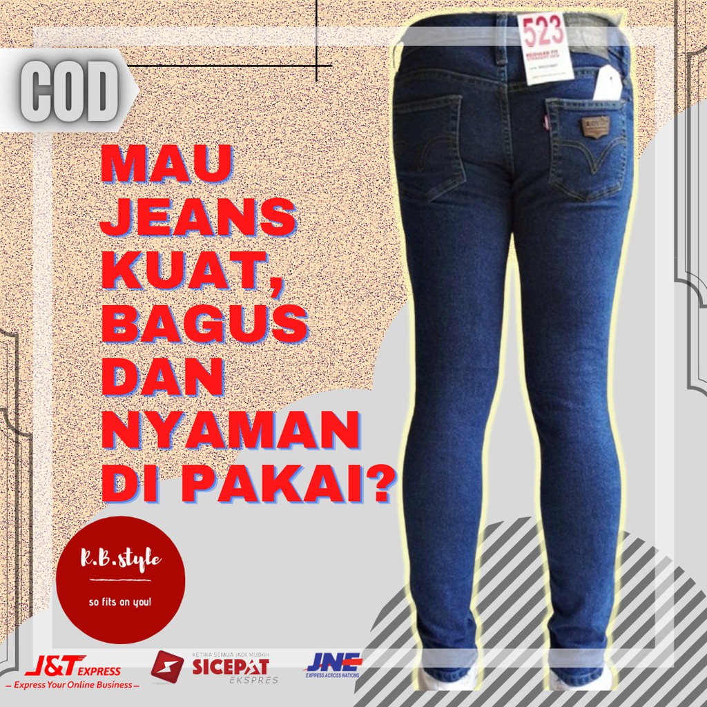 Levis Wanita Celana Jeans Cewek Wanita Celana Jeans Skinny Fit Slim Fit