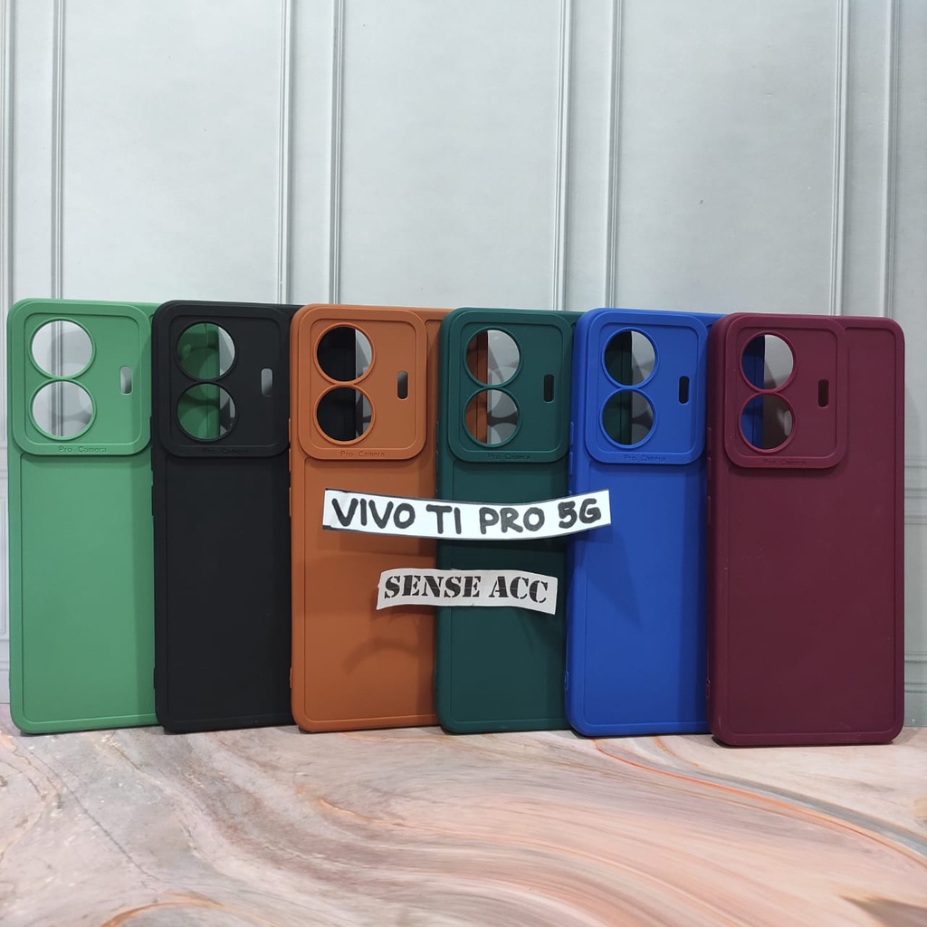 SoftCase ProCamera Silicon Matte Case Full Cover Vivo T1 Pro 5G White_Cell