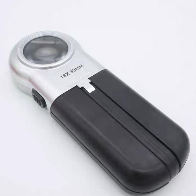 

Ready...Ready...Ready...] Kaca pembesar loop lipat 16x 2 led