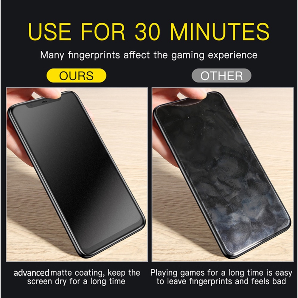 2pcs Pelindung Layar tempered glass frosted Untuk xiaomi mi 10 lite 9 light xiaomi a3 9t pro mi9 mi9t 8 se mi10