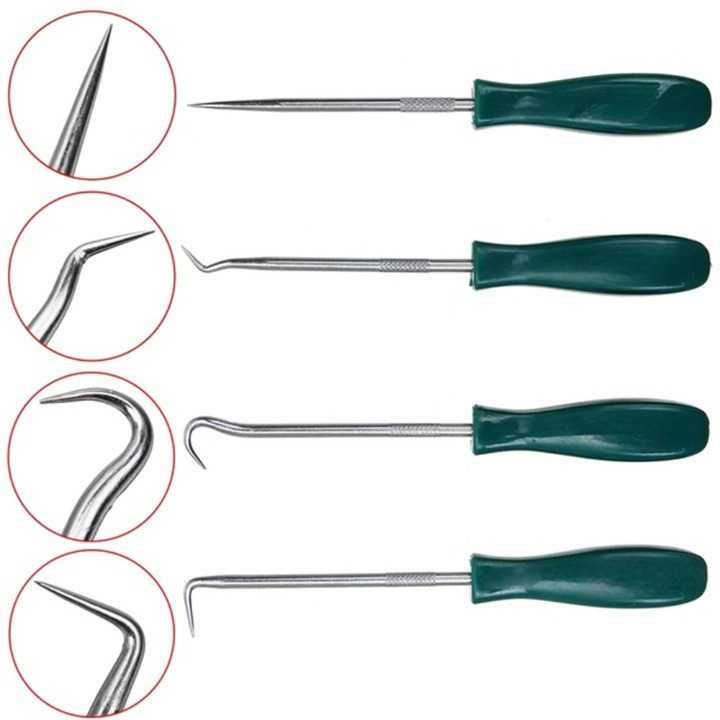 Obeng Cungkil Pelepas Seal Roller Karet Gear Mesin 4 PCS