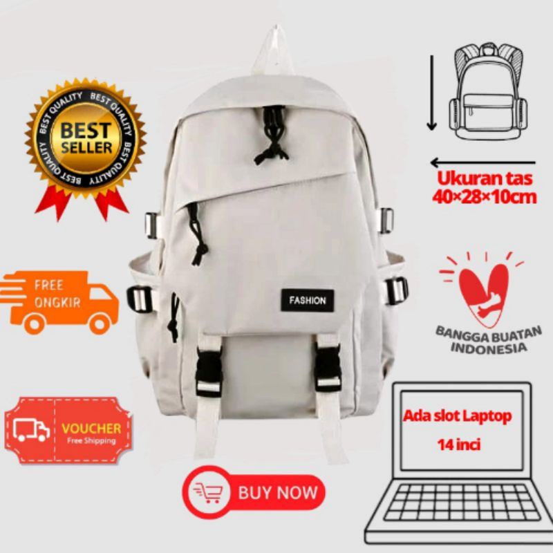 Tas Ransel Backpack Gendong branded Tas multifungsi Pria wanita