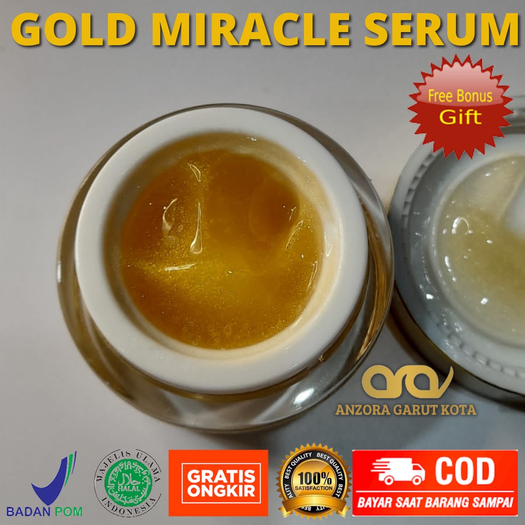 GOLD MIRACLE SERUM GOLD MIRACLE SERUM ANZORA ANZORA SKINCARE GLOWING ANZORA ACNE BODY LOTION ANZORA 