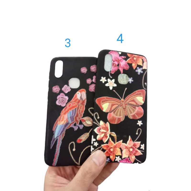 Case bordir 3D timbul casing Vivo V11