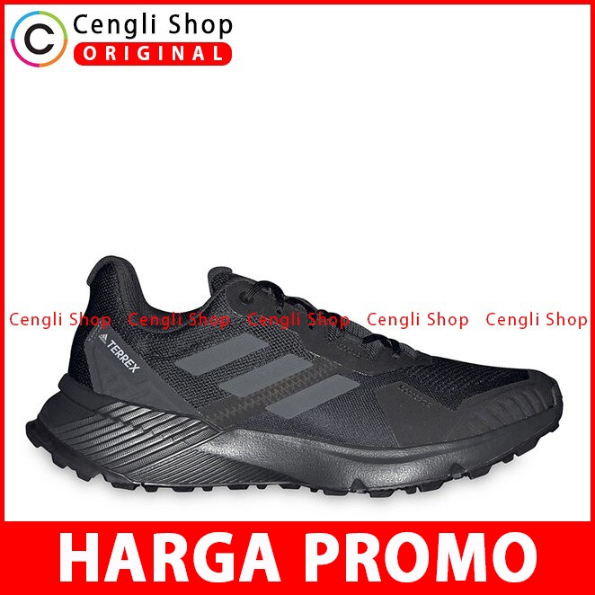 SEPATU LARI ADIDAS PRIA ORIGINAL OLAHRAGA OUTDOOR SPORT TERREX SOULSTRIDE TRAIL RUNNING SHOES