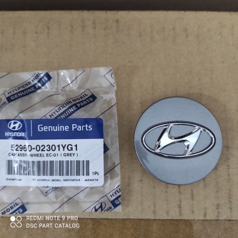 Cap Wheel Dop Tutup Tengah Velg Roda Model Flat Datar Hyundai Accent Verna Avega Elantra