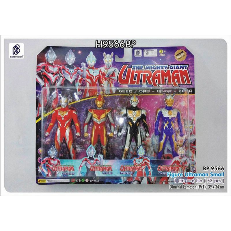 Mainan Ultraman Geed - Orb - Ginga - Zero 9566 SNI dan Robot justice superhero