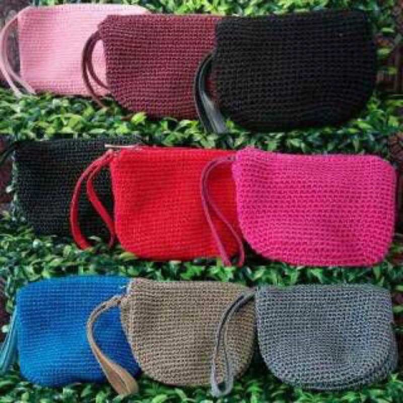 Dompet Rajut Triple/Dompet Rajut Ruang Tiga