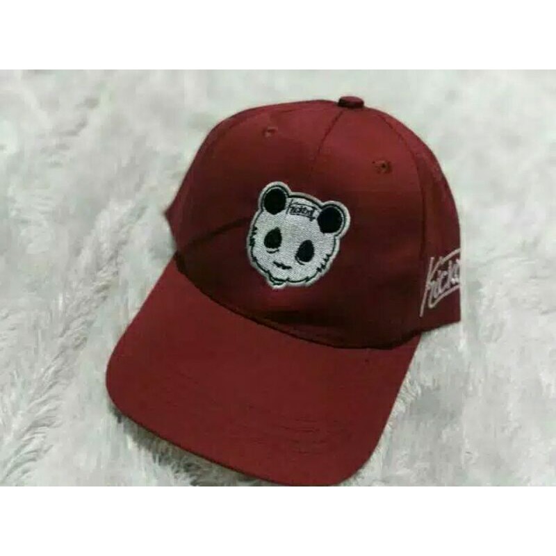 NEW... /TER MURAH/TOPI KARAKTER PANDA | Topi Panda Kickout | Baseball Bordir