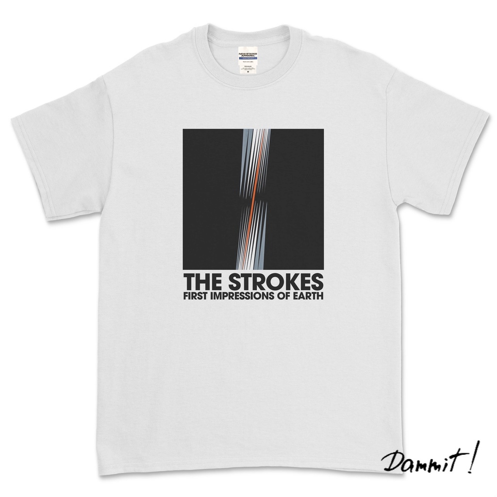 THE STROKES - FIRST IMPRESSION OF EARTH T-SHIRT - S, M, L, XL.
