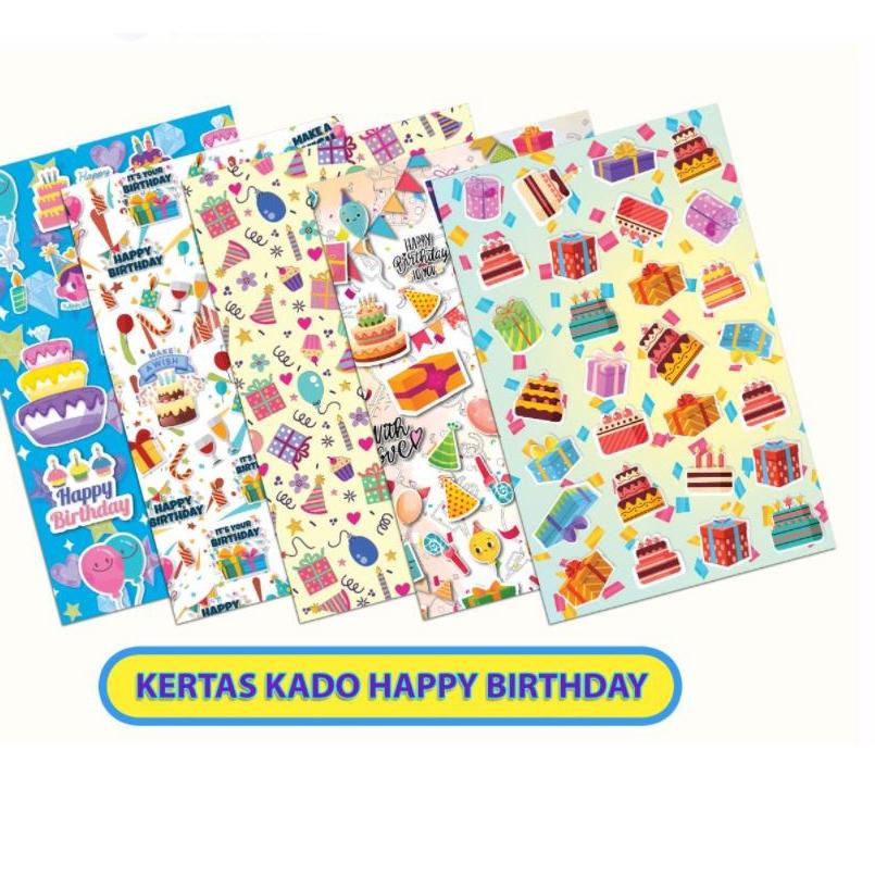 

➾ KERTAS KADO SIDU SINAR DUNIA / KERTAS KADO MOTIF LUCU FANCY [50 LEMBAR /PACK] ♢