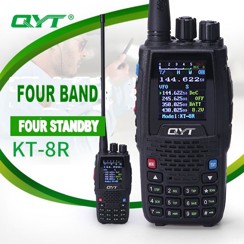 QYT KT-8R - Two-Way Radio Quad Band Radio Walkie Talkie 5W Power