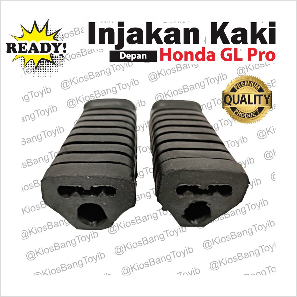 Karet Footstep Barstep Depan/Pijakan Kaki Depan Honda GL Pro (YUSHO)