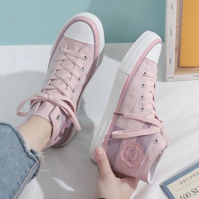 SEPATU SNEAKERS KANVAS WANITA KOREA IMPORT 100%