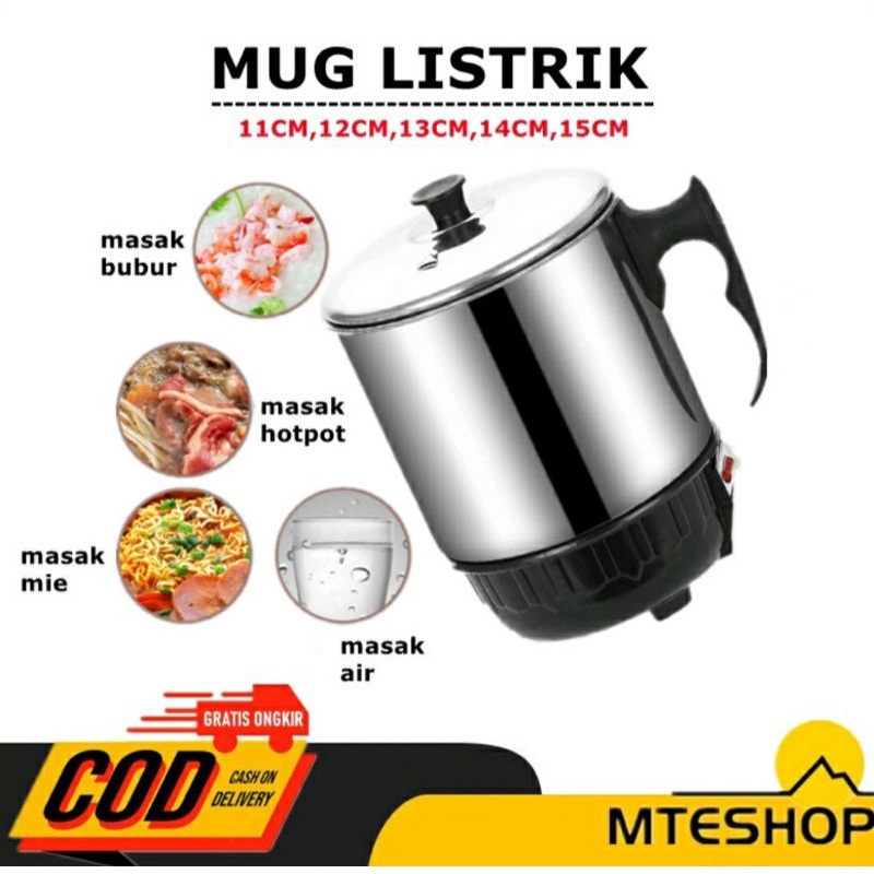 Teko (mug) Listrik Stainless steel