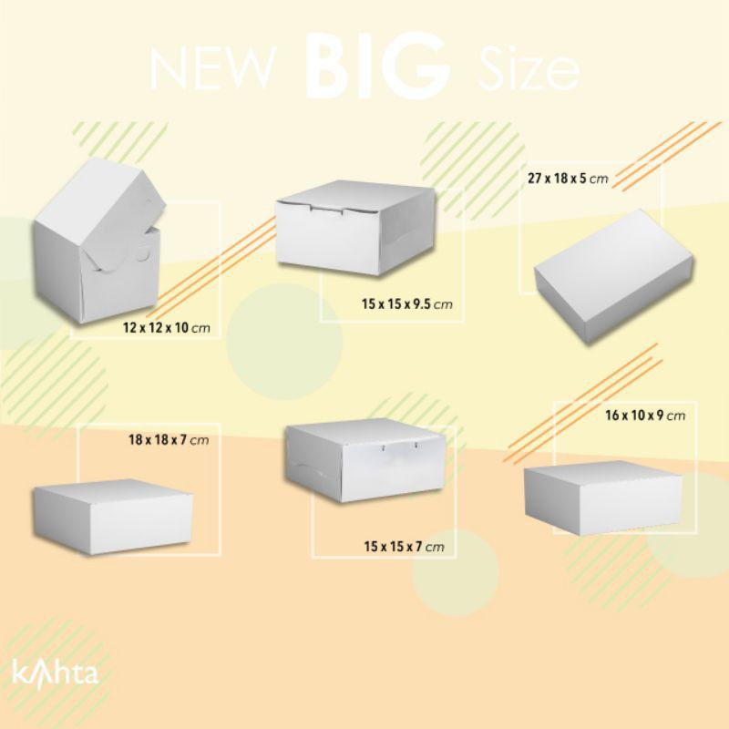 

Dus Donat / Kotak Kue / Box Kue Lapis Legit 18x18x7; 27x18x5;12x12x10 dsb
