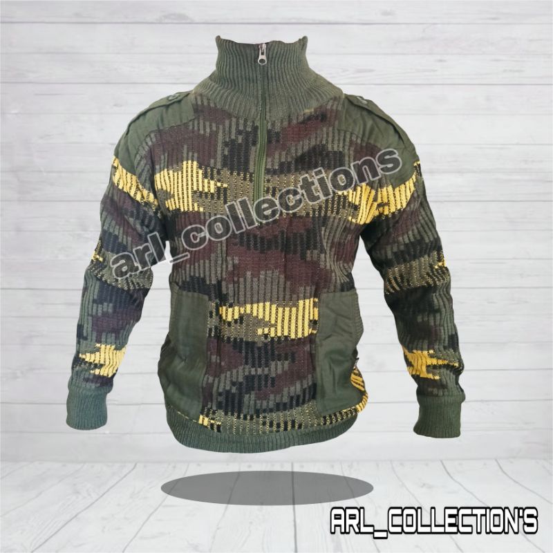 Sweter loreng malvinas rajut manual/sweter army pria wanita dewasa tactical airsoft outdoor