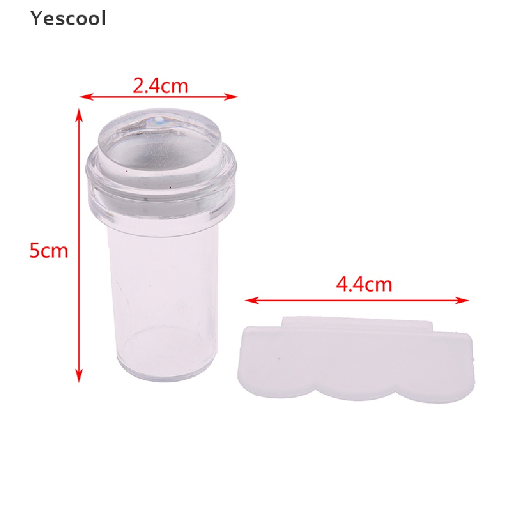 Yes Set Stamperscraper Jelly Silikon Transparan Untuk Dekorasi Nail Art