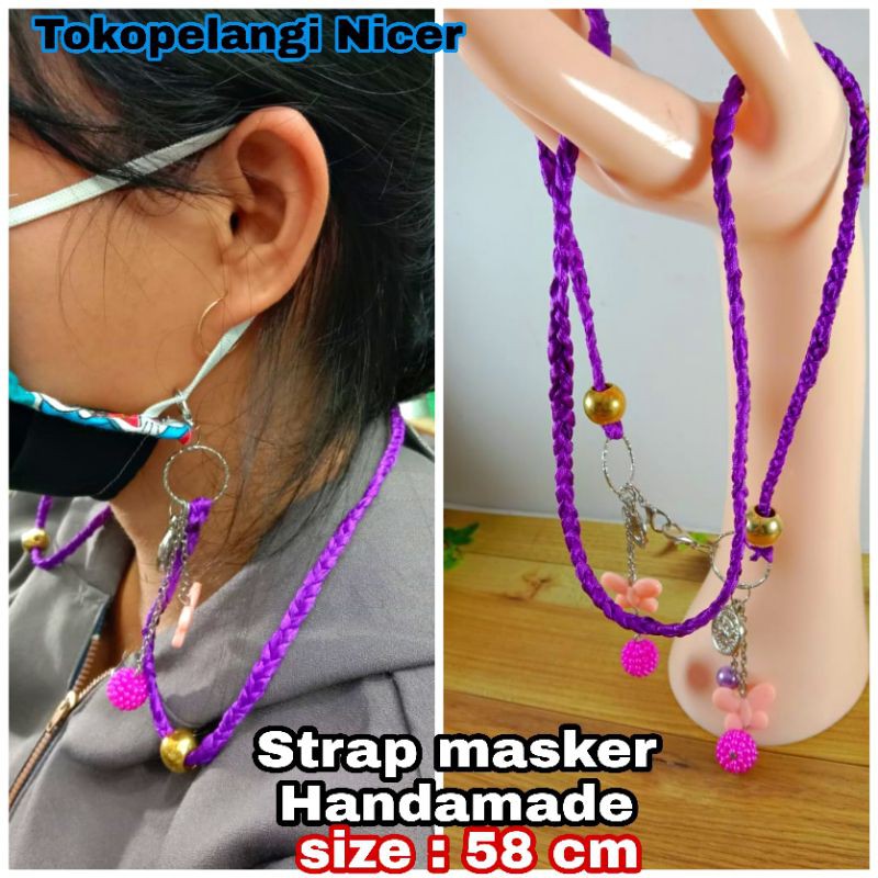 Tali strap masker - Tali Masker - Kalung Masker Mute  Aksesoris Fashion