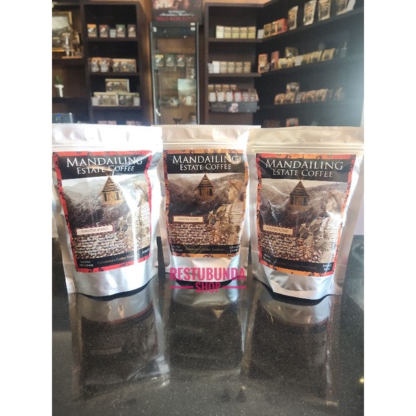 

SUMATRA BLEND MANDAILAING ESTATE COFFEE 250gr