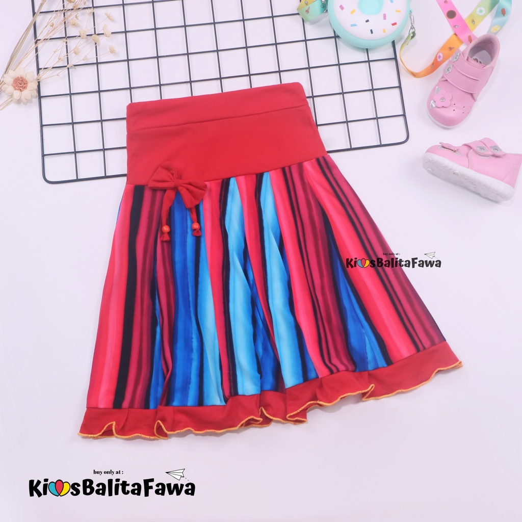 Rok Pita Amanda uk 1-9 Tahun / Rok Anak Perempuan Cewek Murah Skirt Pendek Polos Pakaian Fashion