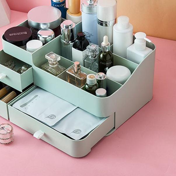 ℗ Sunxin - Rak Kosmetik Multifungsi / Rak Kosmetik Susun / Rak Kosmetik 3 Laci ✾