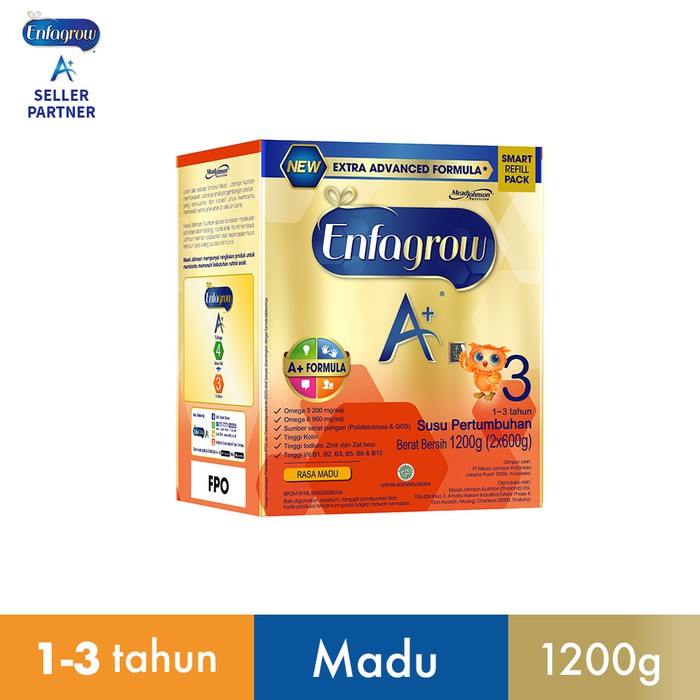 Enfagrow A+3 1200gr Madu/Vanilla