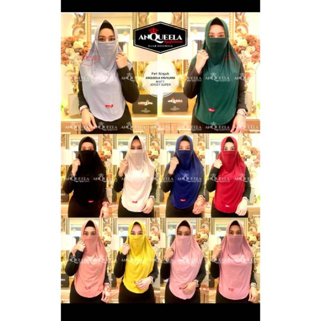 TERBARU/JILBAB NIQOB ORI BY ANQUELLA