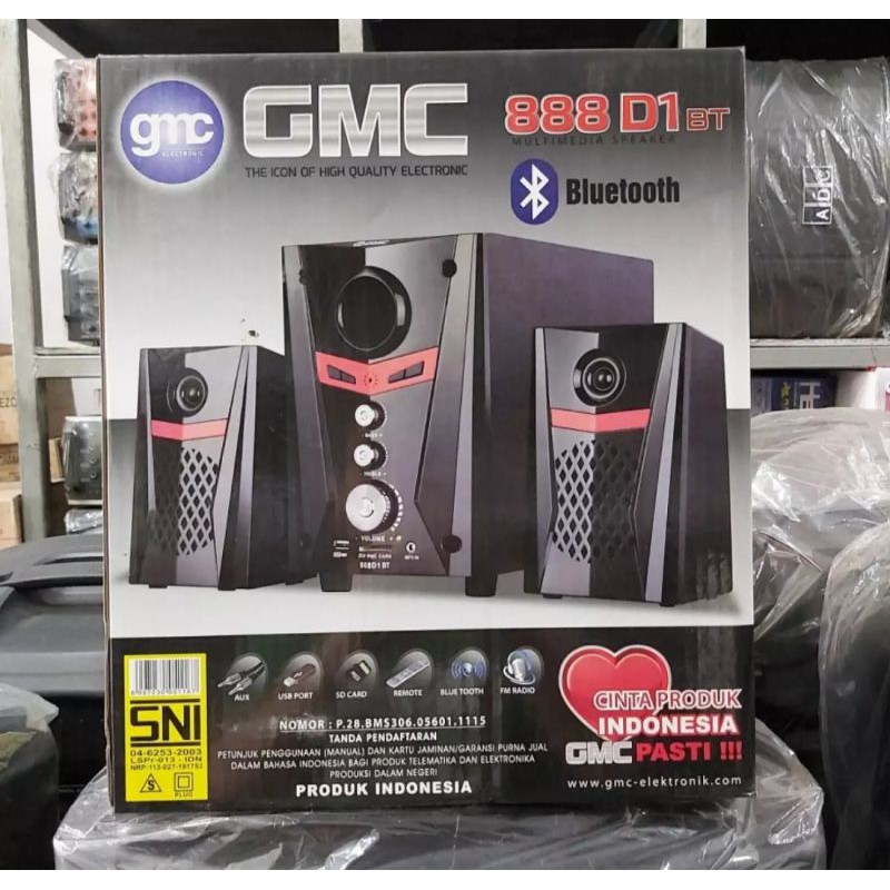 GMC SPEAKER MULTIMEDIA 888D1 BT .BT