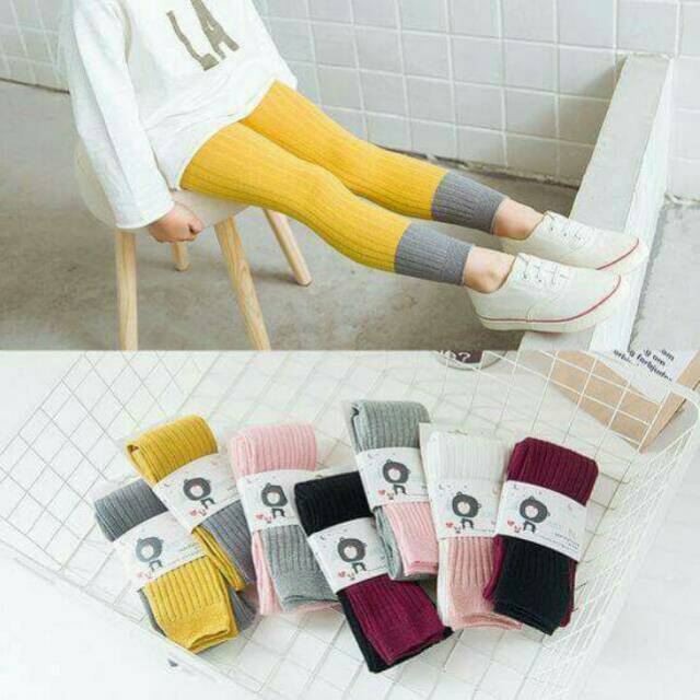 Korean Sryle Knitted Leging /leging anak/kaos kaki anak/kaos kaki lucu