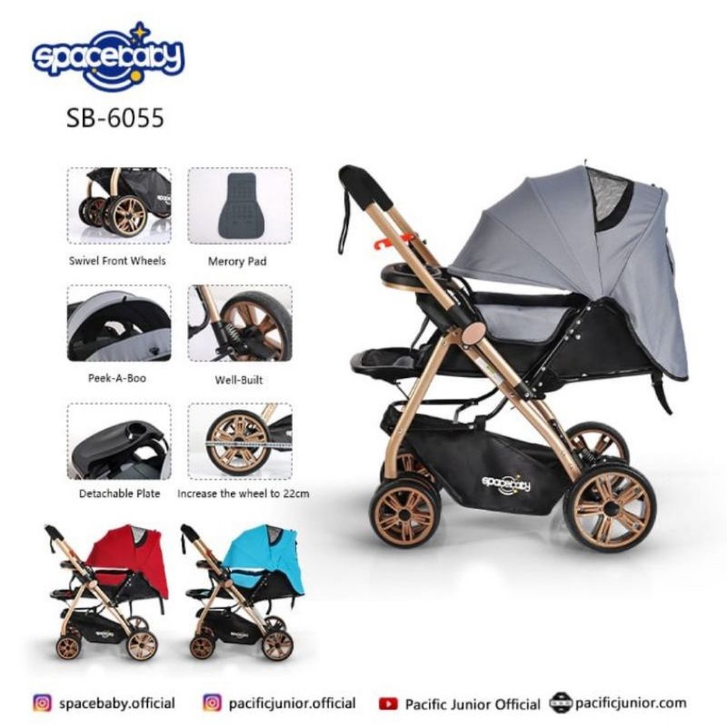 stroller spacebaby 6055