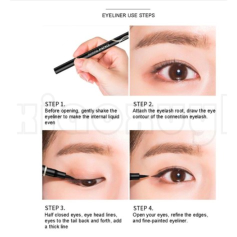 10000% Ori DNM Eyeliner Cair Tahan Lama Waterproof Pen