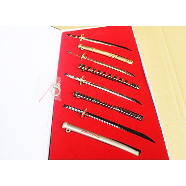 Replika pedang anime one piece Zoro boxset